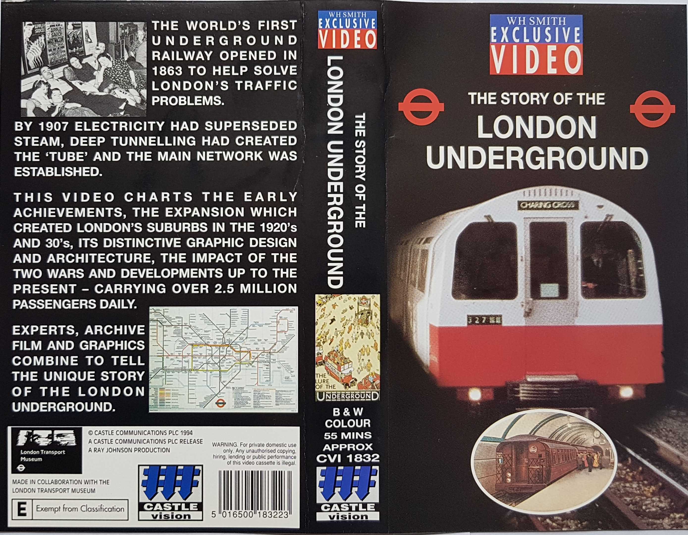 Picture of CVI 1832 The story of the London Underground by artist Unknown 